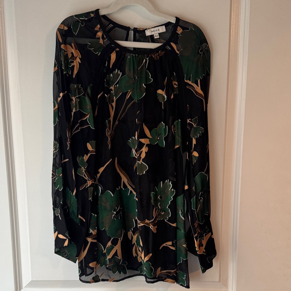 Reiss floral blouse